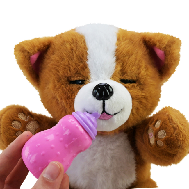 М'які тварини - Інтерактивна іграшка Кращий друг Собачка коричнево-біла (BF2511/2)#3