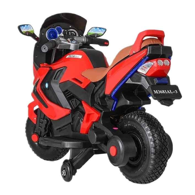 Электромобили - Мотоцикл Bambi Racer красный (M 3681AL-3)#4