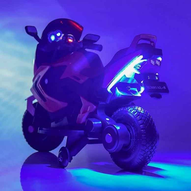 Электромобили - Мотоцикл Bambi Racer красный (M 3681AL-3)#5