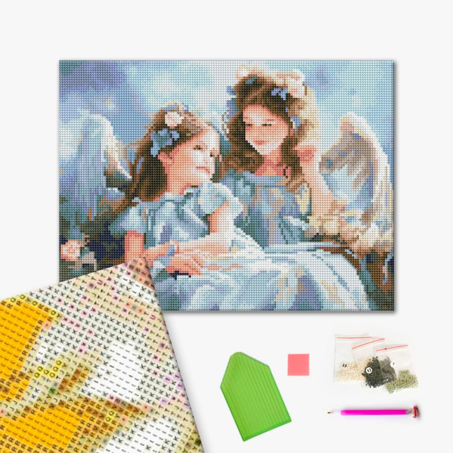 Товары для рисования - Алмазная мозаика Brushme Ангелы (DRBS53773)#2