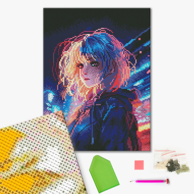 Товары для рисования - Алмазная мозаика Brushme Киберпанк (DRBS53816)#2