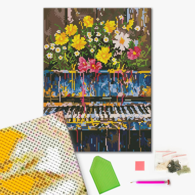 Товари для малювання - Алмазна мозаїка Brushme Експресія музики (RDBS7003)#2