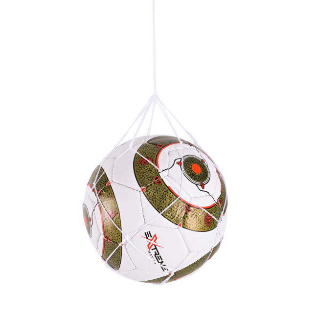 Спортивні активні ігри - М'яч футбольний Extreme motion №5 білий з чорним (FP098/2)#2