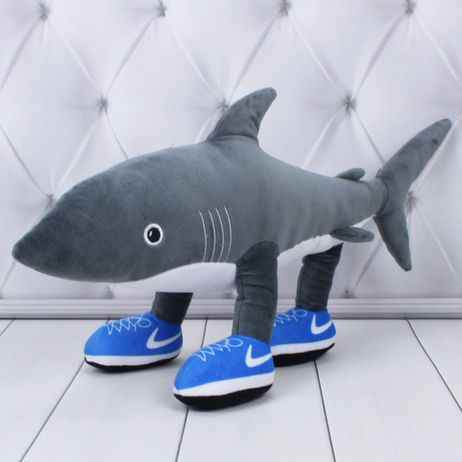 Мягкие животные - Мягкая игрушка Копиця Акула Тралалело 50 см (00515-1)#3