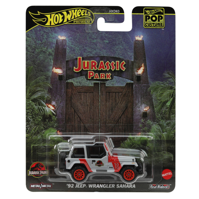 Автомоделі - Автомодель Hot Wheels Pop culture 92 Jeep Wrangler Sahara (HXD63/JBL59)#3