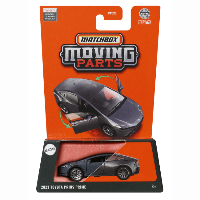 Автомоделі - Автомодель Matchbox Moving parts 2023 Toyota Prius prime (FWD28/JBW81)#3