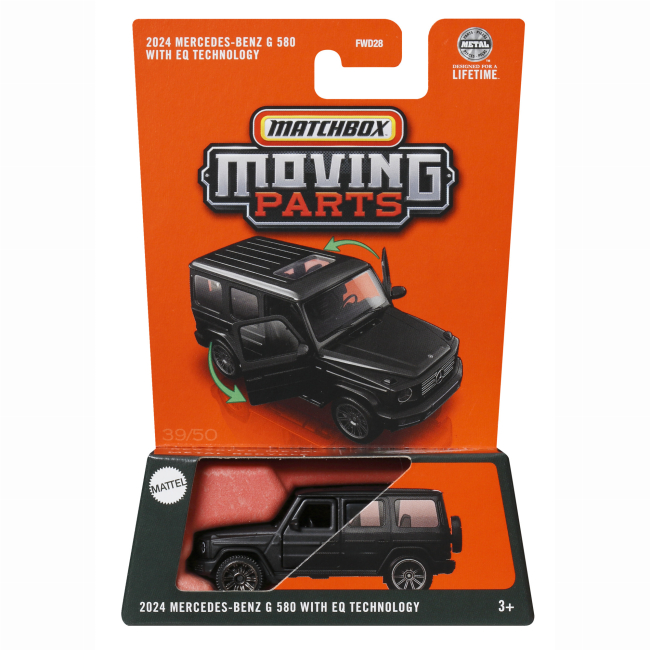 Автомодели - Автомодель Matchbox Moving parts 2024 Mercedes-Benz G 580 with EQ technology (FWD28/JBW92)#3