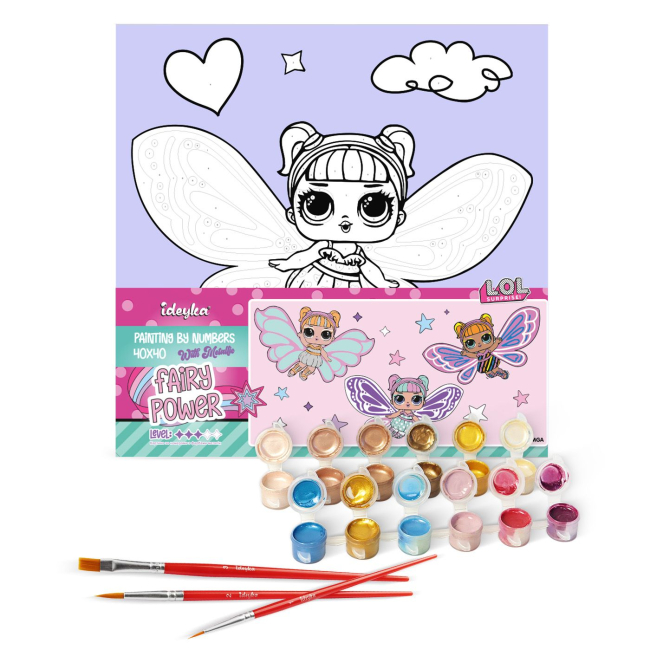 Товары для рисования - Картина по номерам Ідейка Lol Surprise OMG Fairies Sweetiefly 40 х 40 см (KHO1091)#2
