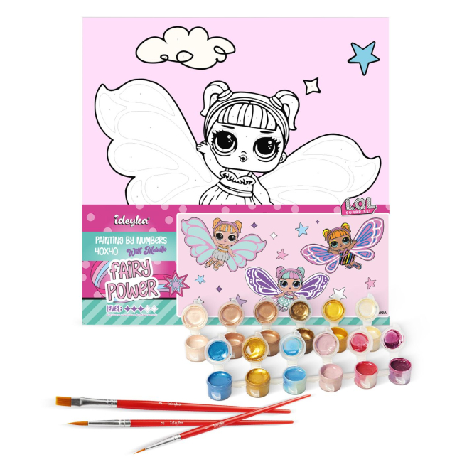 Товари для малювання - Картина за номерами Ідейка Lol Surprise OMG Fairies Skystarling 40 х 40 см (KHO1092)#2