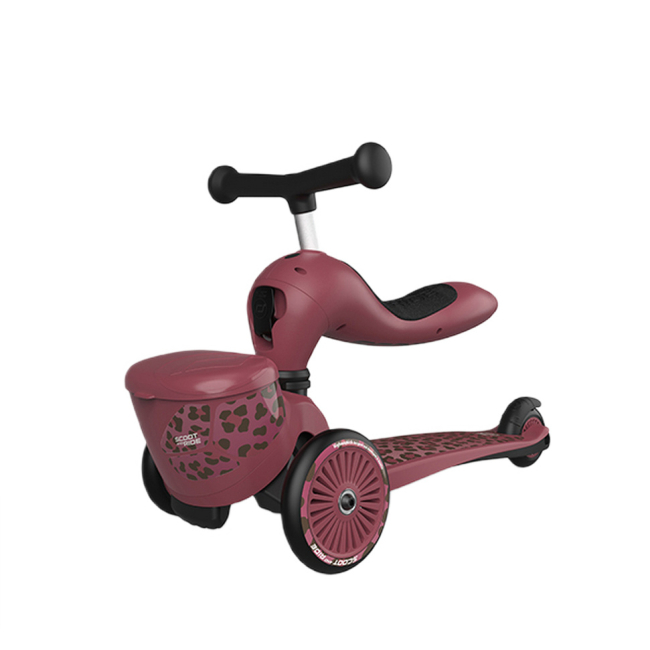 Самокаты - Самокат Scoot and Ride Highwaykick-1 Lifestyle вишневый (SR-210621-WILDCAT)#4