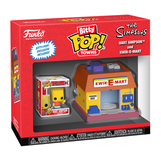 Фигурки персонажей - Фигурка Funko Pop Simpsons Барт Симпсон и Квики-Март (83684)#2