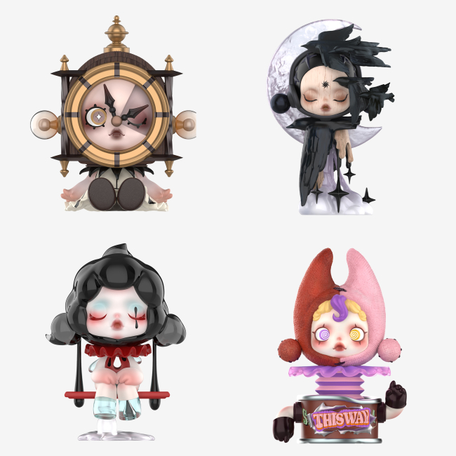 Фігурки персонажів - Колекційна фігурка-сюрприз Pop Mart Image of Reality Skullpanda (SPIR-01)#4