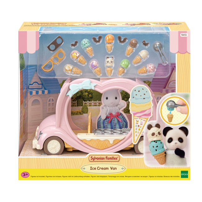 Аксессуары для фигурок - Игровой набор Sylvanian Families Фургончик с мороженым (5651)#5