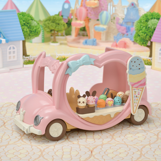 Аксессуары для фигурок - Игровой набор Sylvanian Families Фургончик с мороженым (5651)#6