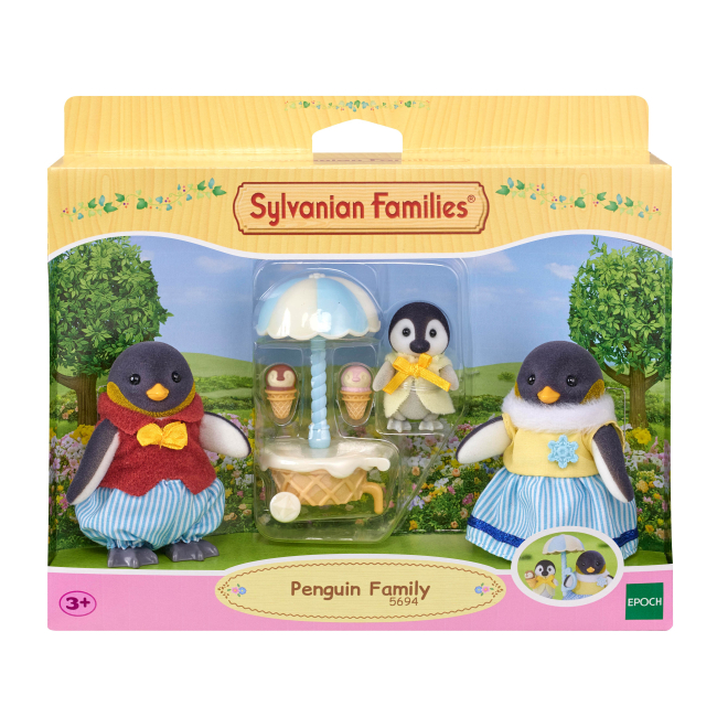 Фигурки животных - Игровой набор Sylvanian Families Семья Пингвинов с одним малышом (5694)#2