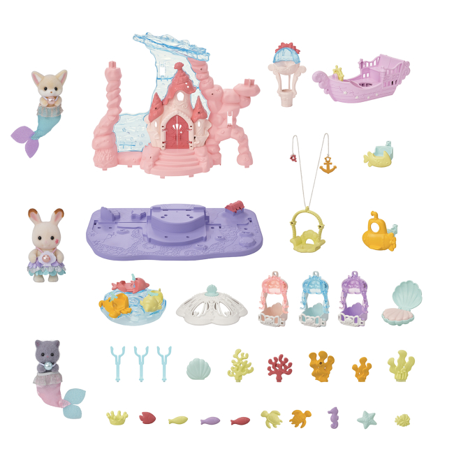 Фигурки животных - Игровой набор Sylvanian Families Замок для русалок (5715)#2