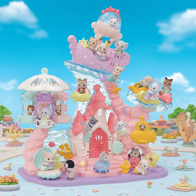 Фигурки животных - Игровой набор Sylvanian Families Замок для русалок (5715)#4