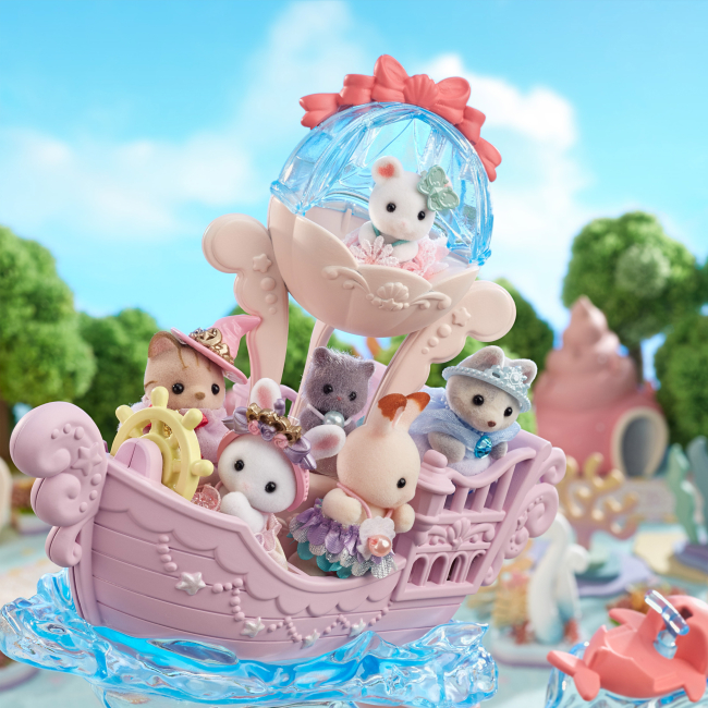 Фигурки животных - Игровой набор Sylvanian Families Замок для русалок (5715)#7