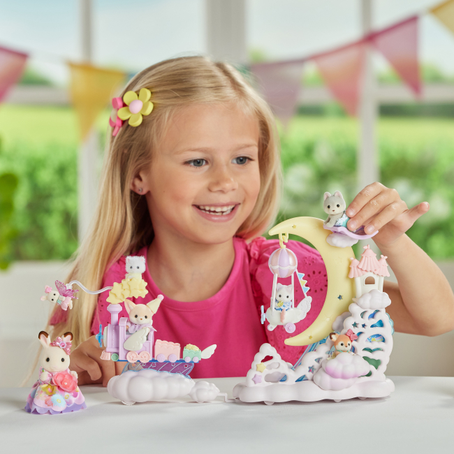 Фигурки животных - Игровой набор Sylvanian Families Карусель с луной (5816)#5