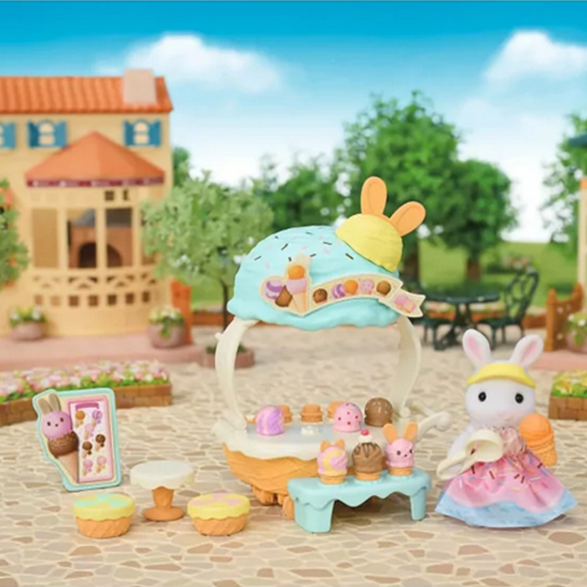 Фигурки животных - Игровой набор Sylvanian Families Магазинчик с мороженым (5833)#3