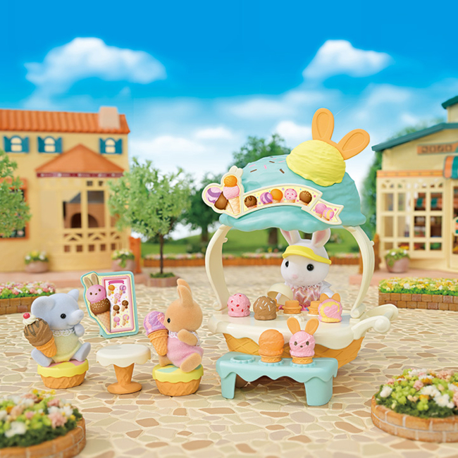 Фигурки животных - Игровой набор Sylvanian Families Магазинчик с мороженым (5833)#4