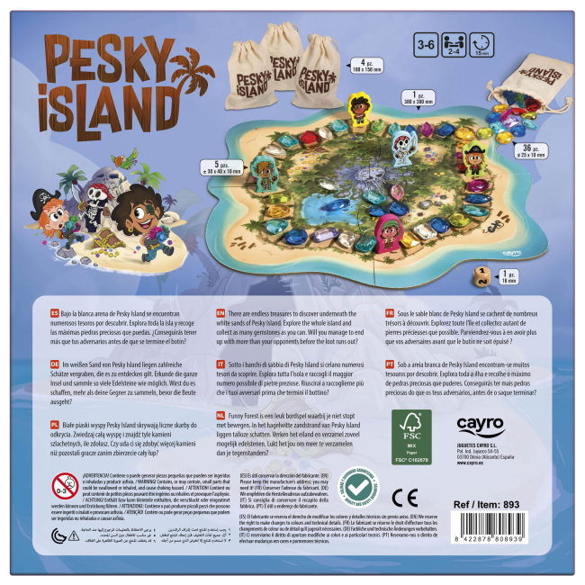 Настільні ігри - Настільна гра Cayro Острів Непосидька (893)#7