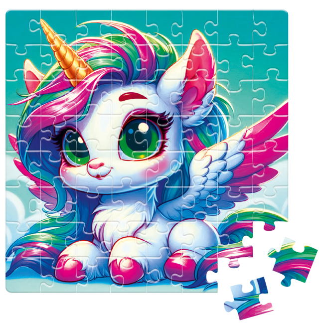 Пазли - Пазл De.tail Замріяна єдиноріжка 64 деталі (DT1234-01)#2