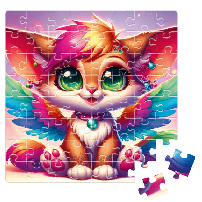 Пазли - Пазл De.tail Крилате лисеня 64 деталі (DT1234-03)#2