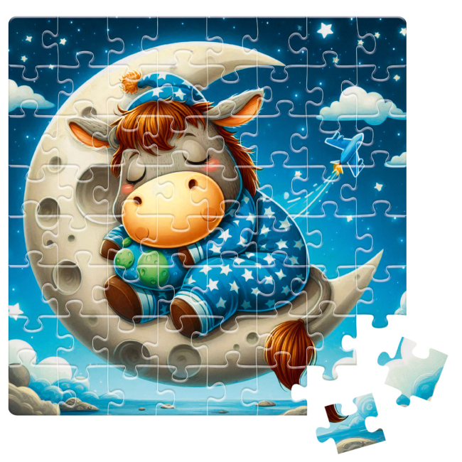 Пазлы - Пазл De.tail Сонный пони 64 детали (DT1234-06)#2