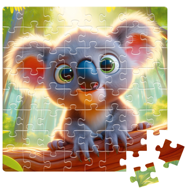 Пазлы - Пазл De.tail Коала на ветке 64 детали (DT1234-18)#2