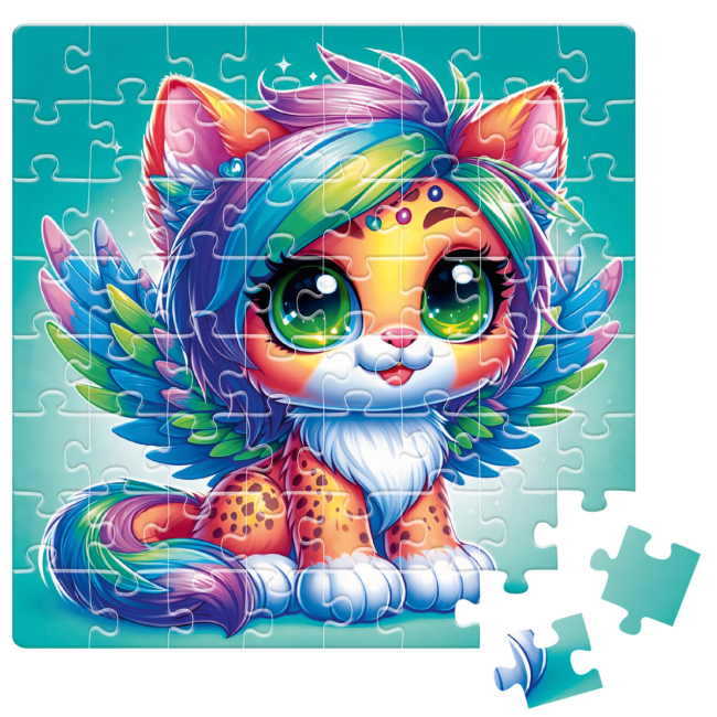 Пазли - Пазл De.tail Казковий леопардик 64 деталі (DT1234-23)#2