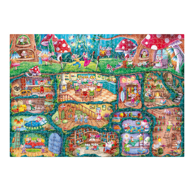 Пазли - Пазл De.tail Будиночок мишенят 1000 деталей (DT1000-15)#2