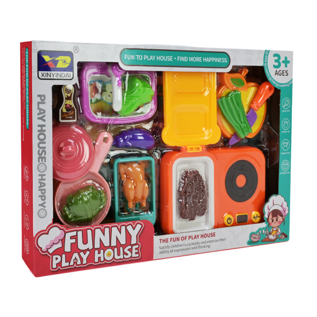 Дитячі кухні та побутова техніка - Ігровий набір Країна Іграшок Плита Funny play house (345-17B)#2