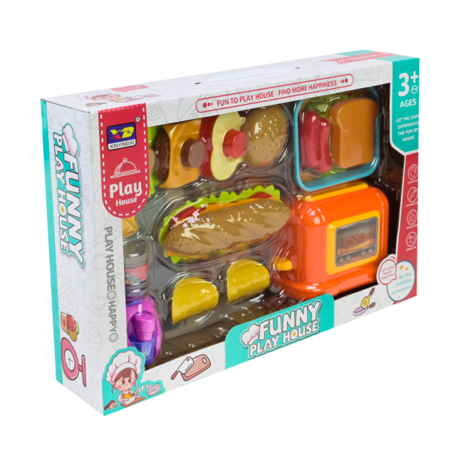 Детские кухни и бытовая техника - Игровой набор Країна Іграшок Тостер Funny play house (345-18B)#2