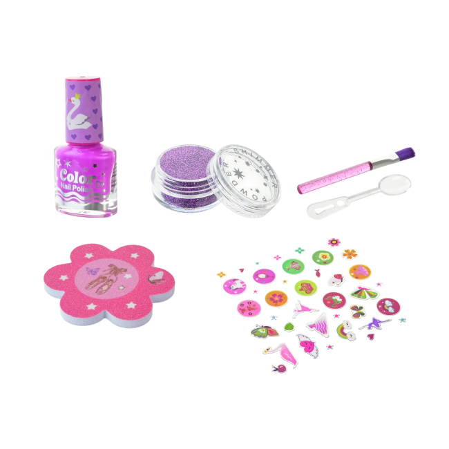 Косметика - Набор для маникюра Країна Іграшок Glitter фиолетовый (N01BA/2)#2