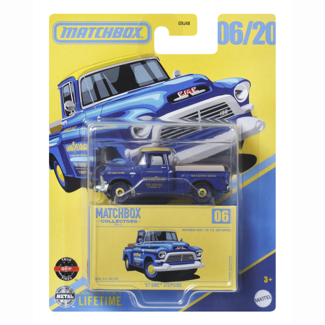Транспорт і спецтехніка - Автомодель Matchbox Collectors 57 GMC Stepside (GBJ48/JFK39)#4