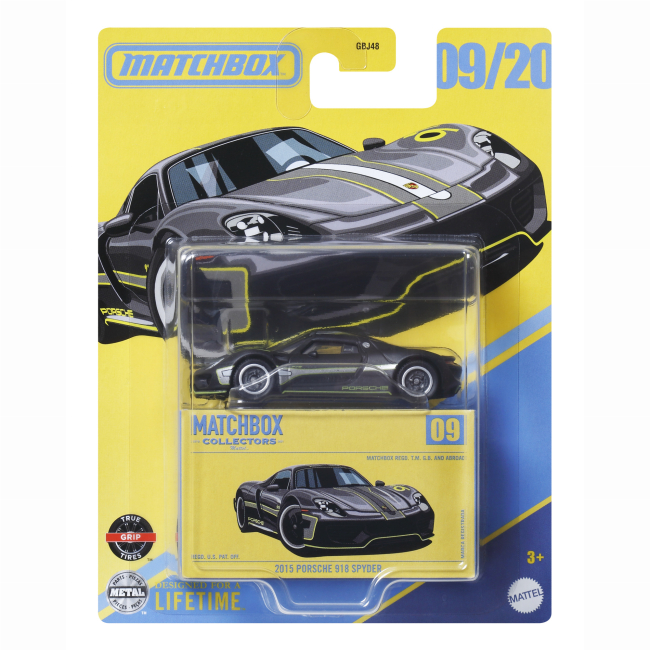 Автомодели - Автомодель Matchbox Collectors 2015 Porsche 918 Spyder (GBJ48/JCL37)#4
