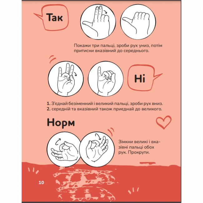 Пізнавальні книги (4-10 років) - Книжка «Ручна-зручна розмова. Путівник жестовою мовою» Ганна Ткач (9786177913350)#4