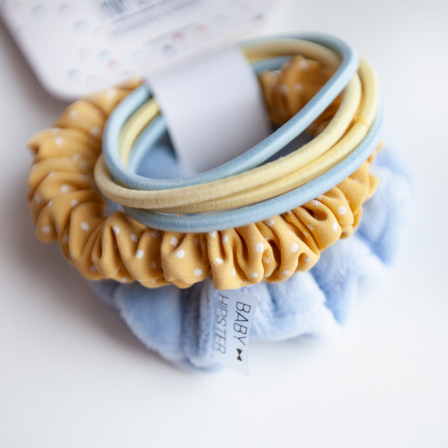 Біжутерія та аксесуари - Сет резинок Baby Hipster Sunday yellow (2110000049287)#2