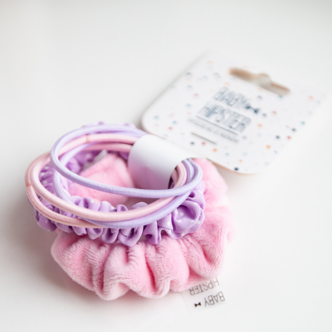 Біжутерія та аксесуари - Сет резинок Baby Hipster Sunday purple (2110000049294)#2