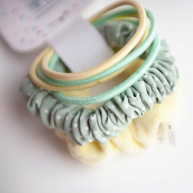 Біжутерія та аксесуари - Сет резинок Baby Hipster Sunday green (2110000049300)#3