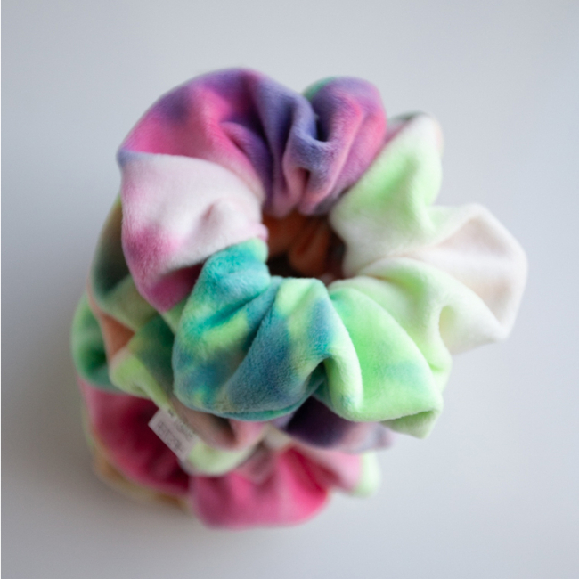 Бижутерия и аксессуары - Резинка Baby Hipster Бархатная классическая Тай-Дай (2110000050030)#2