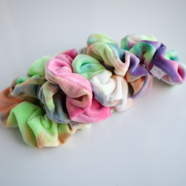 Бижутерия и аксессуары - Резинка Baby Hipster Бархатная классическая Тай-Дай (2110000050030)#3