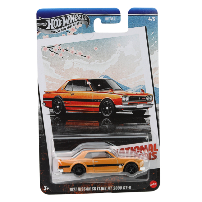 Автомодели - Автомодель Hot Wheels Silver series 1971 Nissan Skyline HT 2000 GT-R (HRT81/JBY89)#3