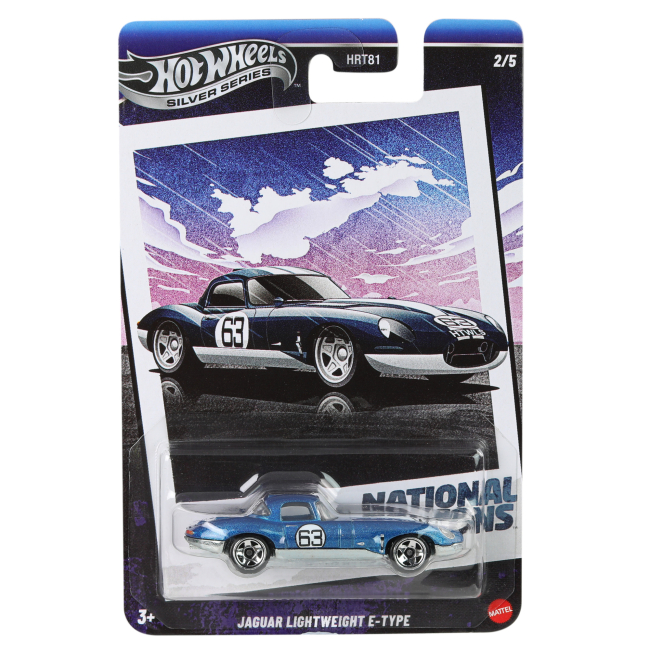 Автомоделі - Автомодель Hot Wheels Silver series Jaguar Lightweight E-type (HRT81/JBY90)#3