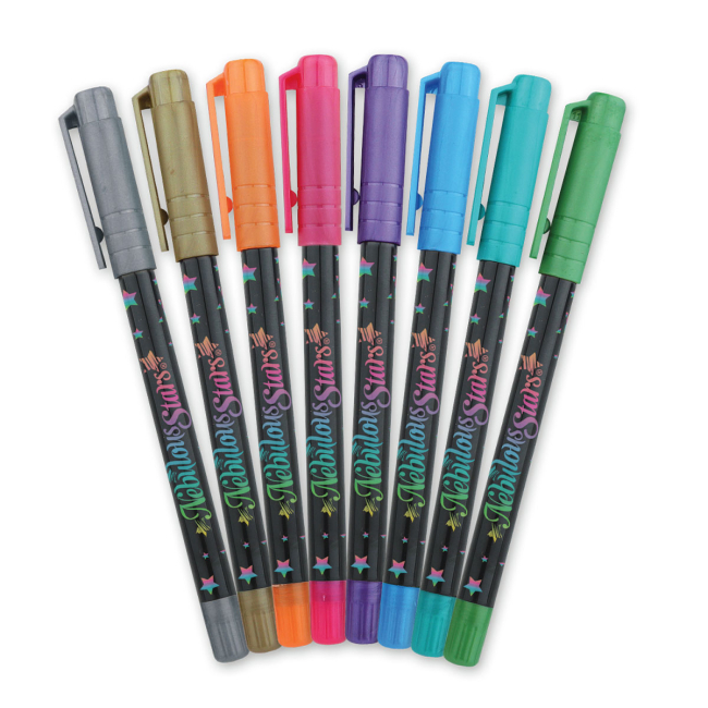 Товари для малювання - Набір для творчості Nebulous stars Розмальовка Айседора чорні аркуші (11136)#4