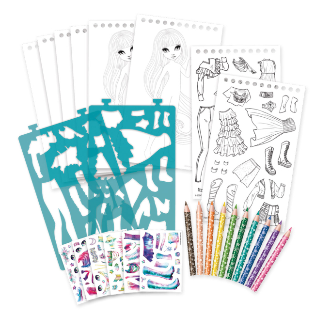 Наборы для творчества - Набор для творчества Nebulous stars Скетчбук дизайнера Айседора (11450)#3