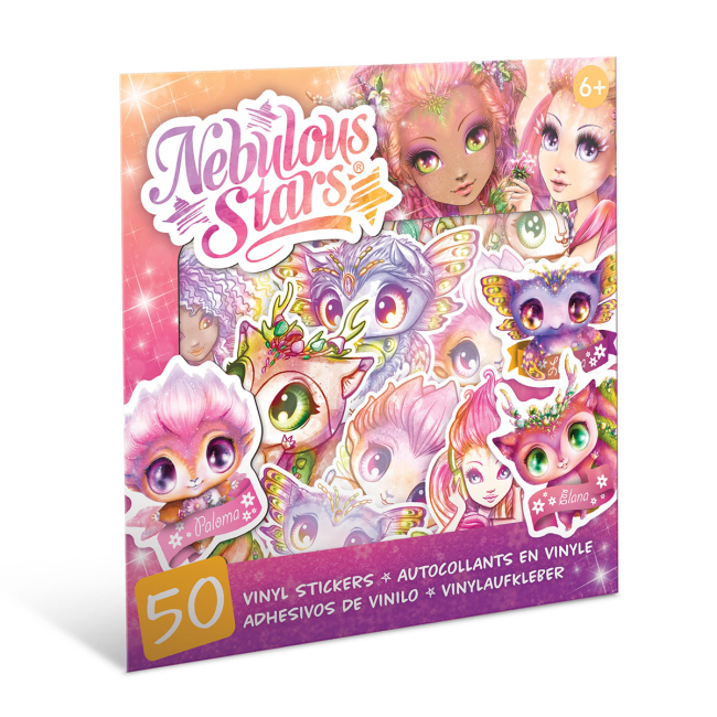 Набори для творчості - Набір вінілових наліпок Nebulous stars Зірки туманного світу в асортименті (11460)#2