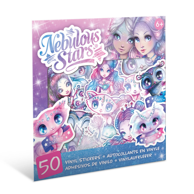 Набори для творчості - Набір вінілових наліпок Nebulous stars Зірки туманного світу в асортименті (11460)#3