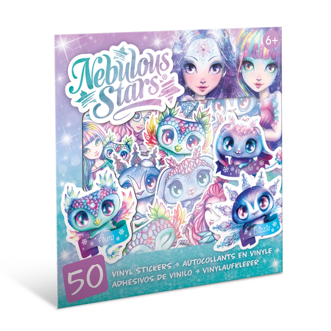 Набори для творчості - Набір вінілових наліпок Nebulous stars Зірки туманного світу в асортименті (11460)#4